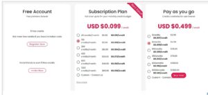 Cutout Pro Pricing