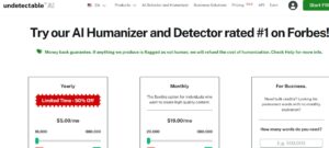 Undetectable AI Pricing
